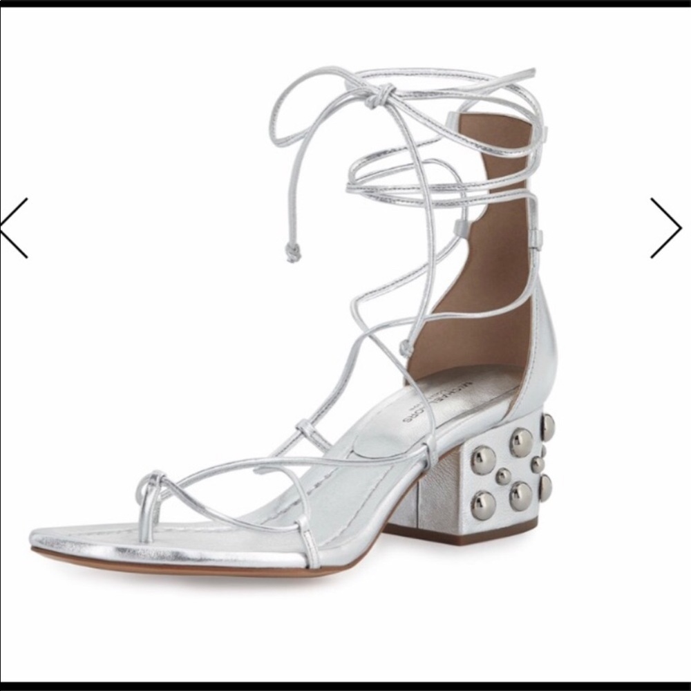 MICHAEL KORS COLLECTION LACE UP SANDALS